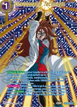 Unstoppable Technique #BT20-053_PR02 · Dragon Ball Super: Masters