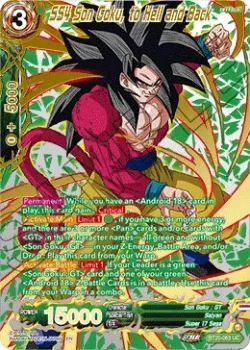 SS4 Son Goku, to Hell and Back #BT20-063_PR02 · Dragon Ball Super: Masters