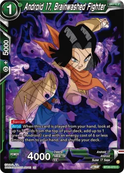 Android 17, Brainwashed Fighter #BT20-072 · Dragon Ball Super: Masters