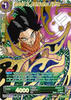 Android 17, Brainwashed Fighter #BT20-072_PR02 · Dragon Ball Super: Masters