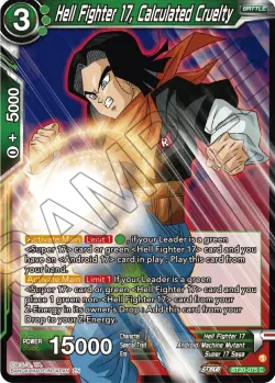 Hell Fighter 17, Calculated Cruelty #BT20-075 · Dragon Ball Super: Masters
