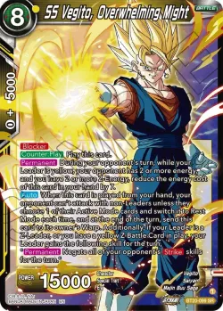 SS Vegito, Overwhelming Might #BT20-099_PR · Dragon Ball Super: Masters