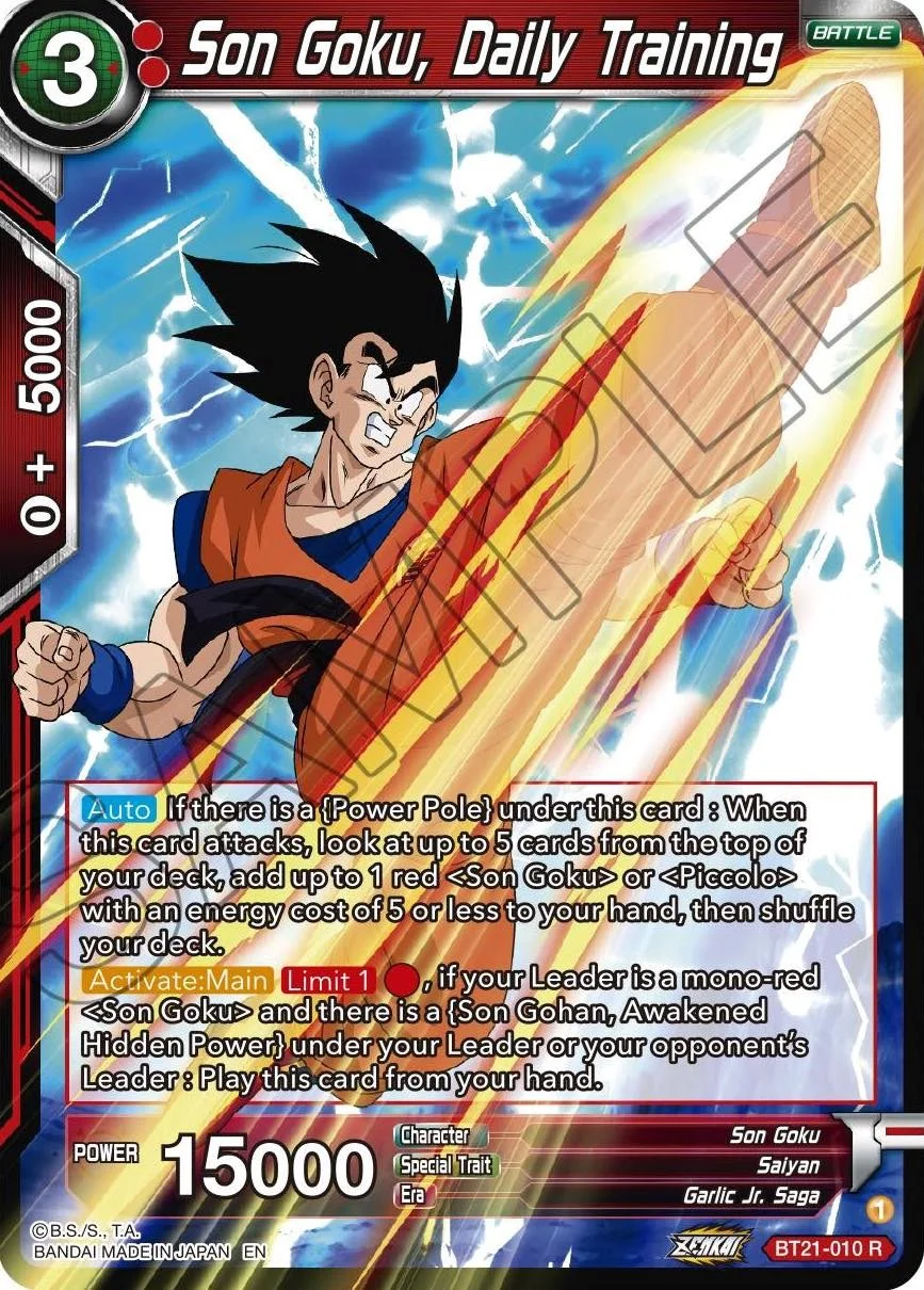 Son Goku, Daily Training 「BT21-010」「EN」