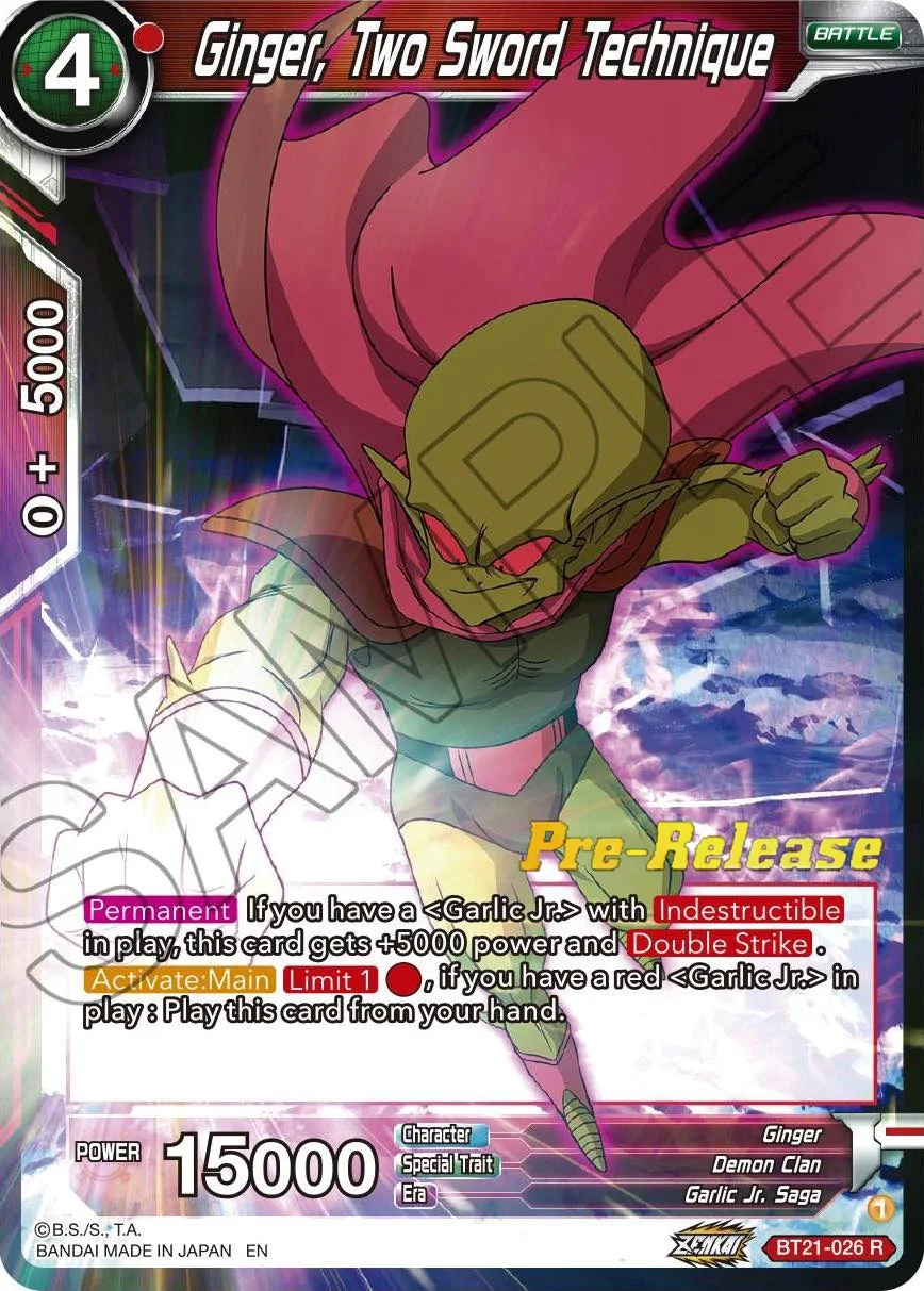 Ginger, Two Sword Technique 「BT21-026」「EN」