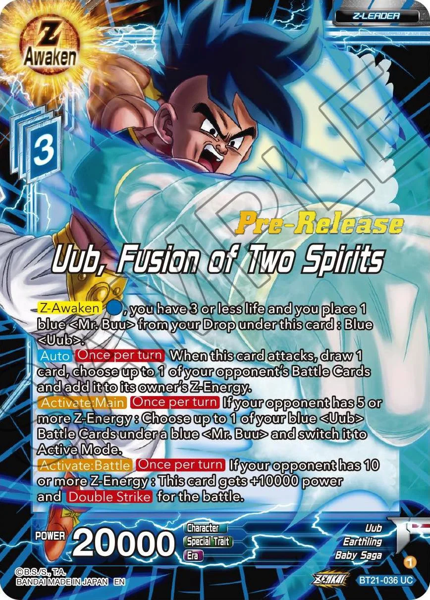 Uub, Fusion of Two Spirits 「BT21-036」「EN」