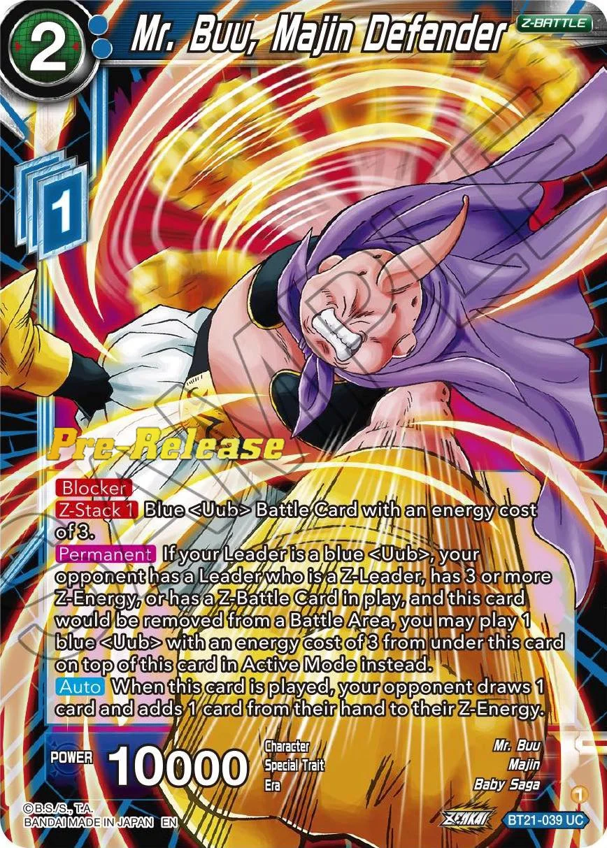Mr. Buu, Majin Defender 「BT21-039」「EN」