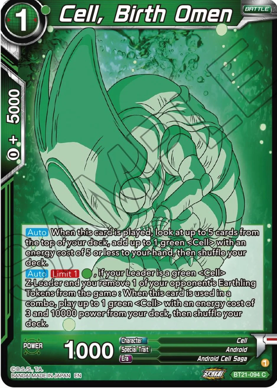 Cell, Birth Omen 「BT21-094」「EN」