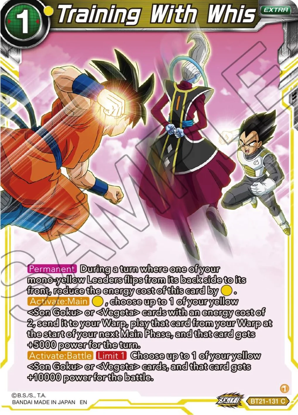Training With Whis 「BT21-131」「EN」