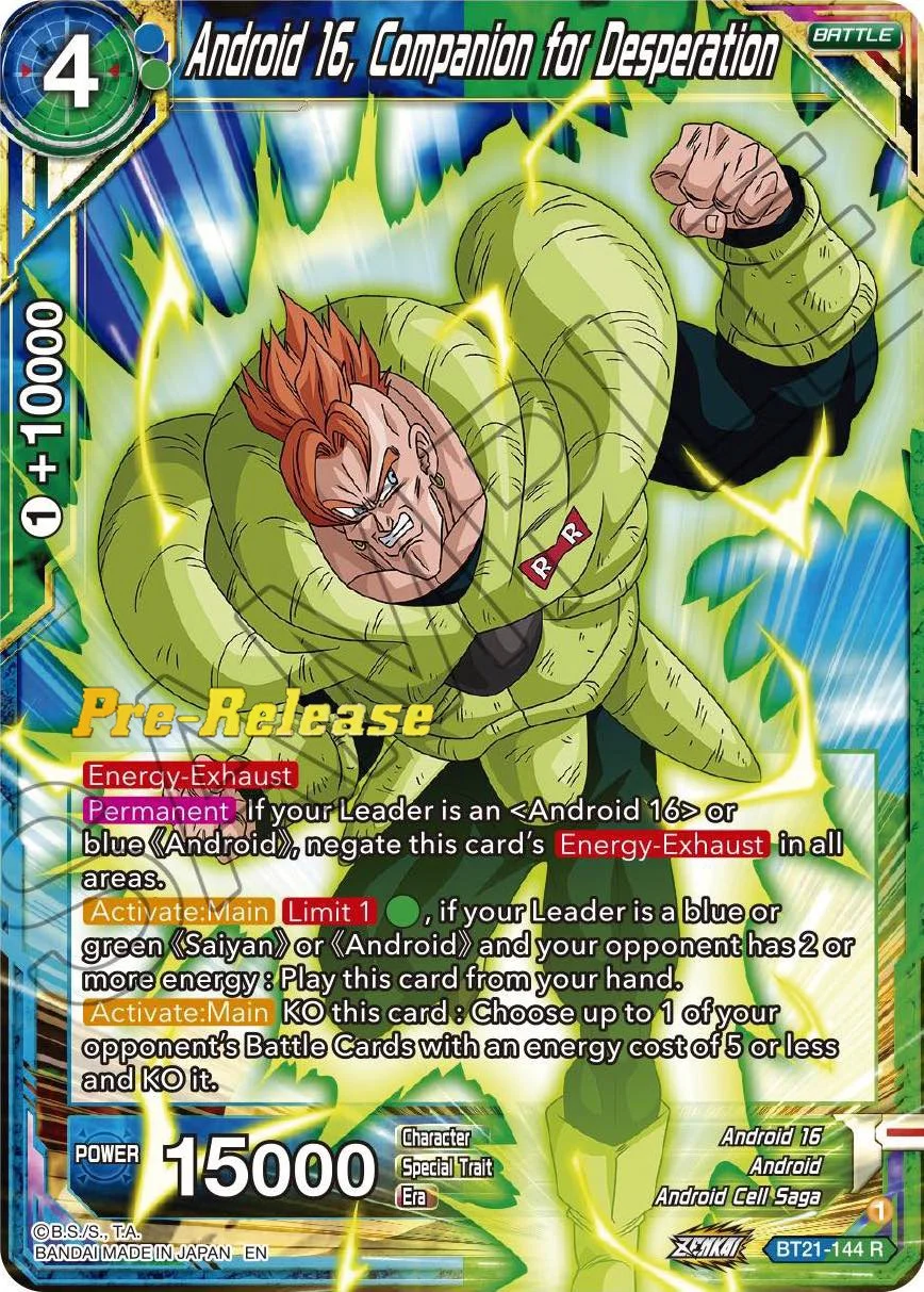 Android 16, Companion for Desperation 「BT21-144」「EN」