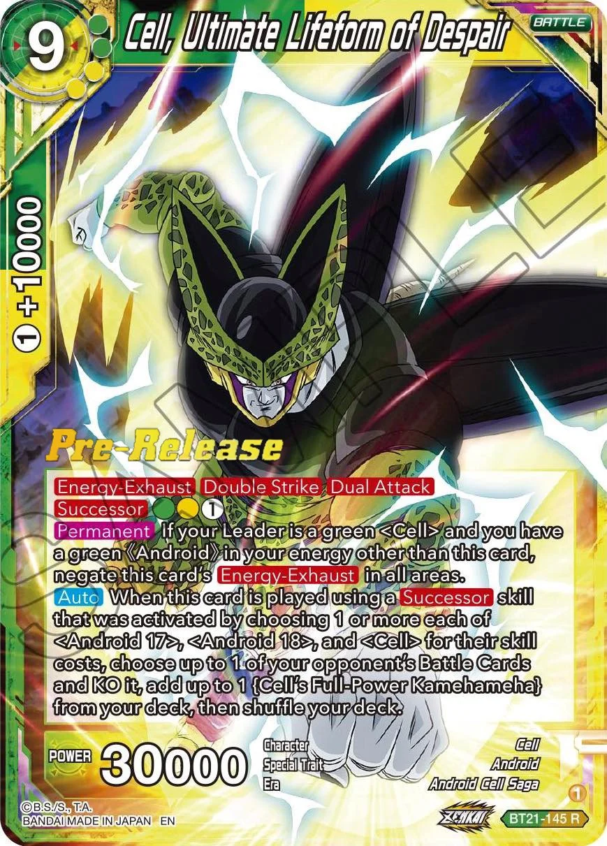 Cell, Ultimate Lifeform of Despair 「BT21-145」「EN」