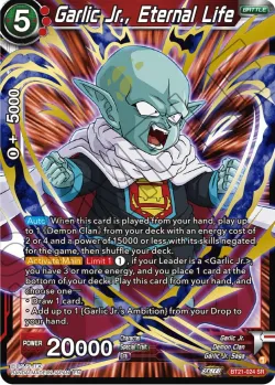 Garlic Jr., Eternal Life #BT21-024_SPR · Dragon Ball Super: Masters