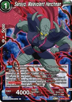 Sansyo, Malevolent Henchman #BT21-029 · Dragon Ball Super: Masters