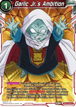 Garlic Jr.’s Ambition #BT21-033 · Dragon Ball Super: Masters