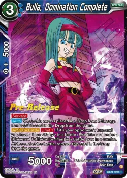 Bulla, Domination Complete #BT21-049 · Dragon Ball Super: Masters