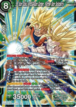 SS Son Goku & SS2 Son Gohan, Father-Son Solidarity #BT21-079_SPR · Dragon Ball Super: Masters