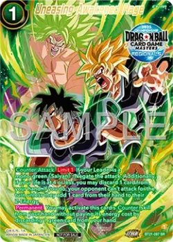 Uneasing Awakened Rage #BT21-097_PR03 · Dragon Ball Super: Masters