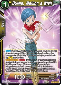 Bulma, Making a Wish 「BT21-118」「EN」