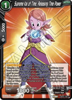 Supreme Kai of Time, Releasing Time Power 「BT21-135」「EN」