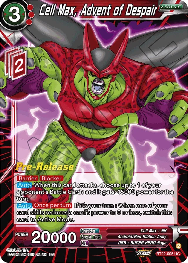Cell Max, Advent of Despair 「BT22-005」「EN」