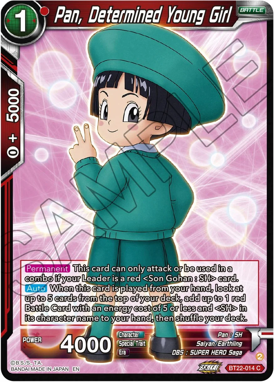 Pan, Determined Young Girl 「BT22-014」「EN」