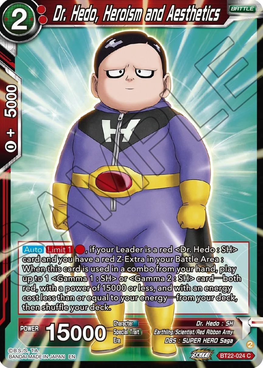Dr. Hedo, Heroism and Aesthetics 「BT22-024」「EN」