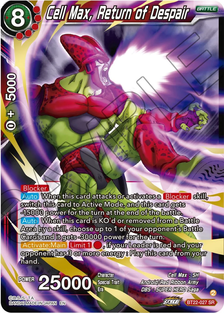 Cell Max, Return of Despair 「BT22-027」「EN」