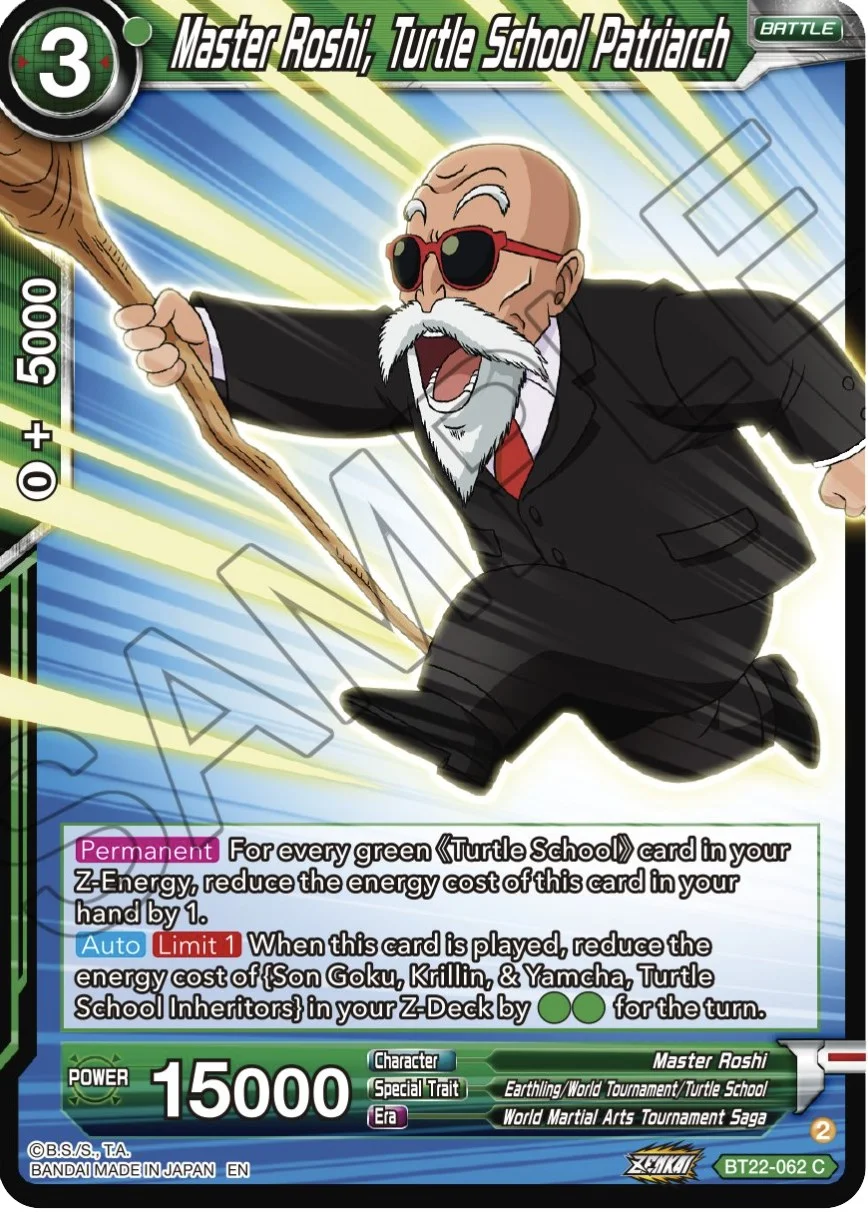 Master Roshi, Turtle School Patriarch 「BT22-062」「EN」