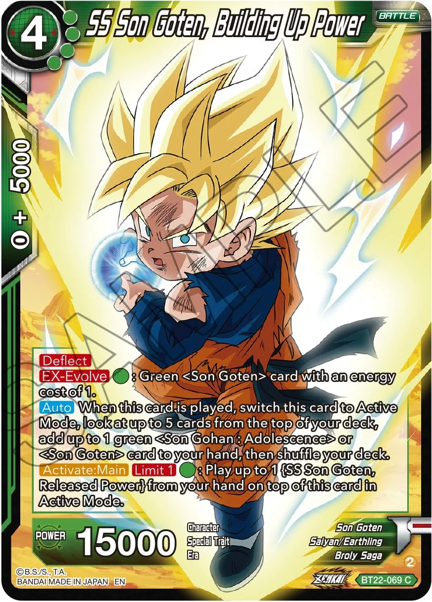 SS Son Goten, Building Up Power 「BT22-069」「EN」