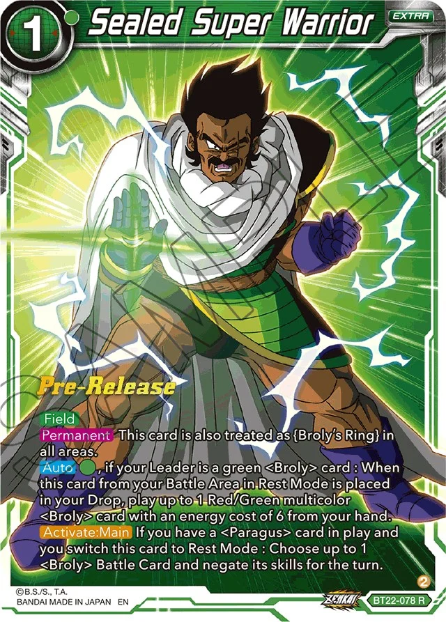 Sealed Super Warrior 「BT22-078」「EN」