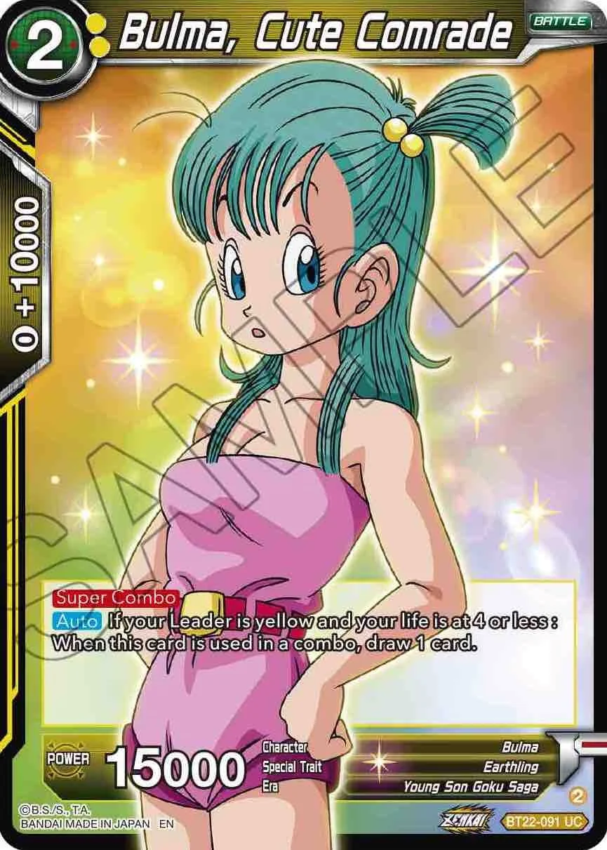 Bulma, Cute Comrade 「BT22-091」「EN」