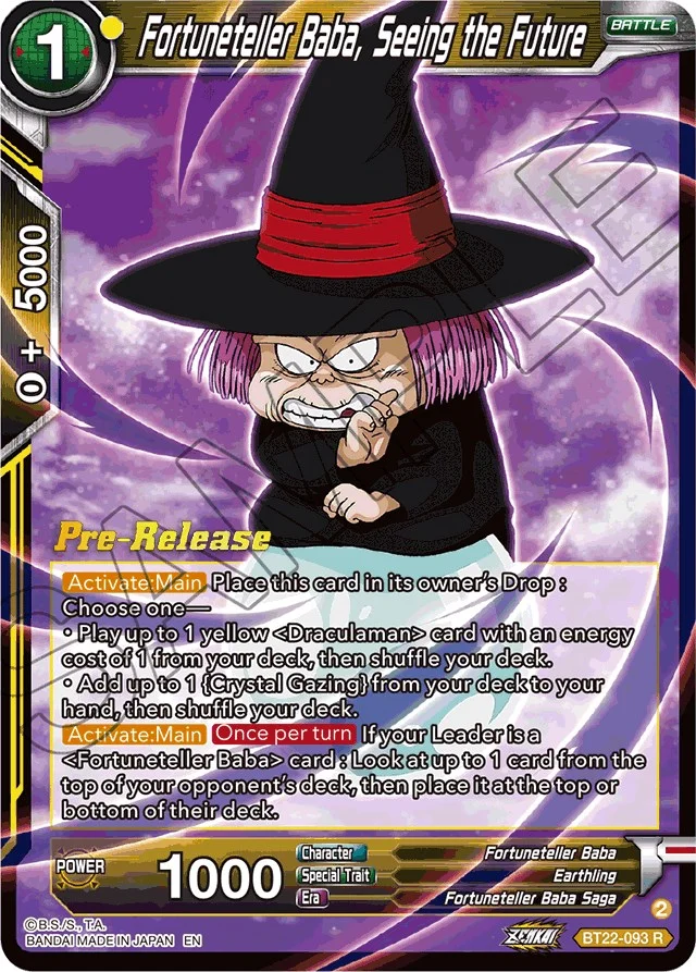Fortuneteller Baba, Seeing the Future 「BT22-093」「EN」