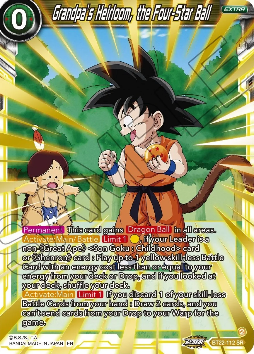 Grandpa’s Heirloom, the Four-Star Ball 「BT22-112」「EN」