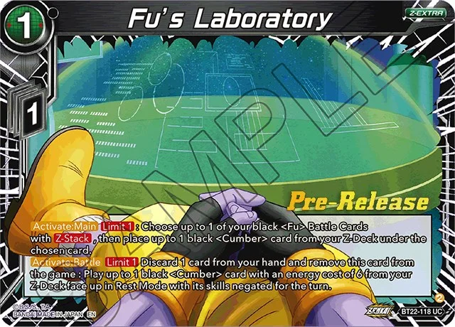 Fu’s Laboratory 「BT22-118」「EN」