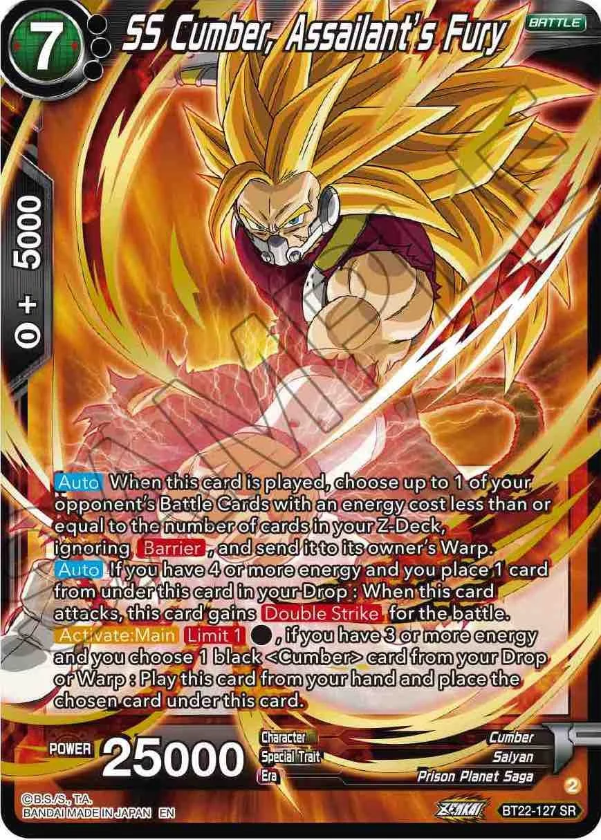SS Cumber, Assailant’s Fury 「BT22-127_PR」「EN」