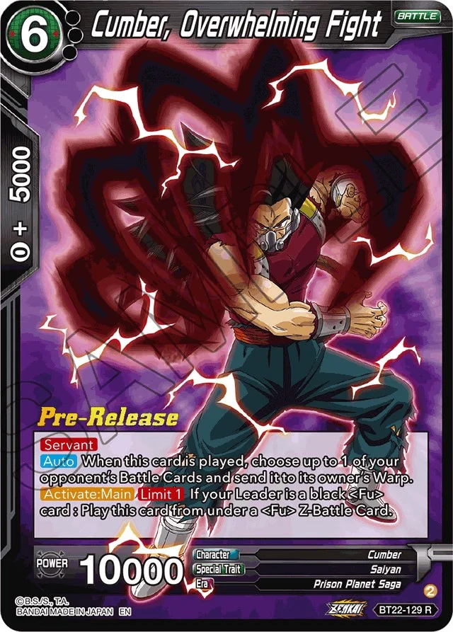 Cumber, Overwhelming Fight 「BT22-129」「EN」