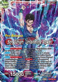 Son Gohan #BT22-001 · Dragon Ball Super: Masters