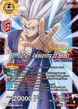 Son Gohan, Awakening to Beast #BT22-003 · Dragon Ball Super: Masters