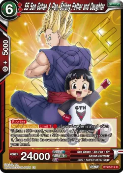 SS Son Gohan & Pan, Strong Father and Daughter #BT22-012 · Dragon Ball Super: Masters