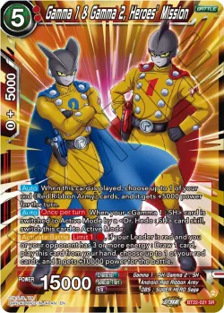 Gamma 1 & Gamma 2, Heroes’ Mission #BT22-021_PR · Dragon Ball Super: Masters