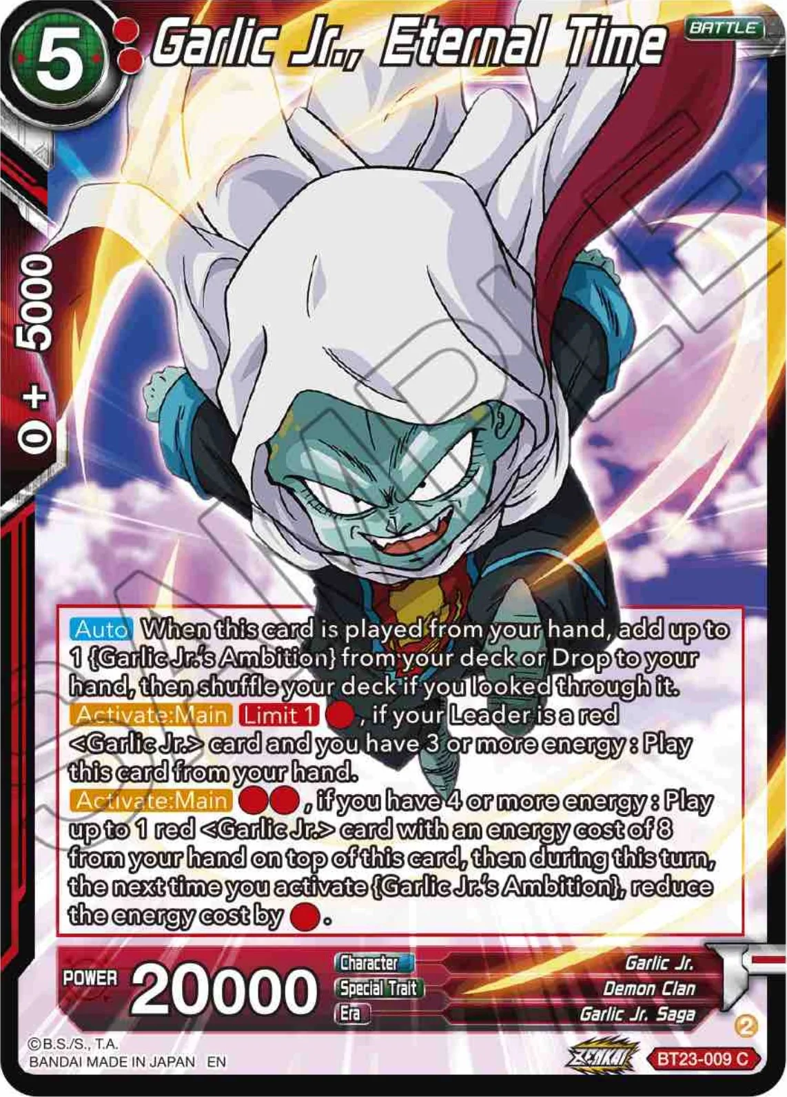 Garlic Jr., Eternal Time 「BT23-009」「EN」