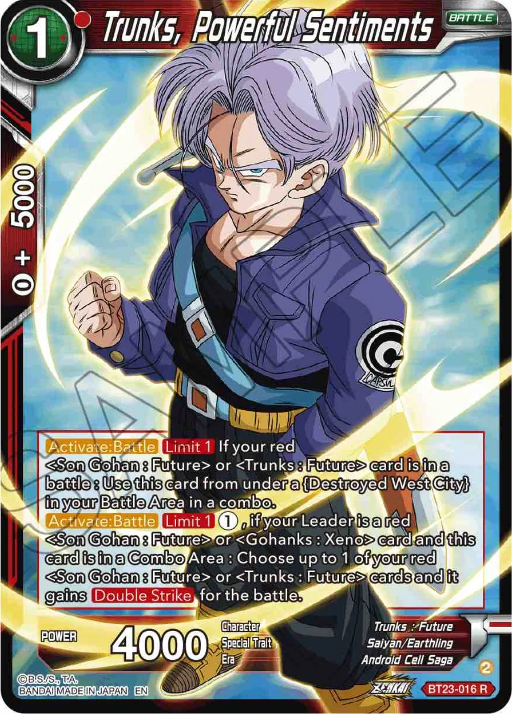 Trunks, Powerful Sentiments 「BT23-016」「EN」
