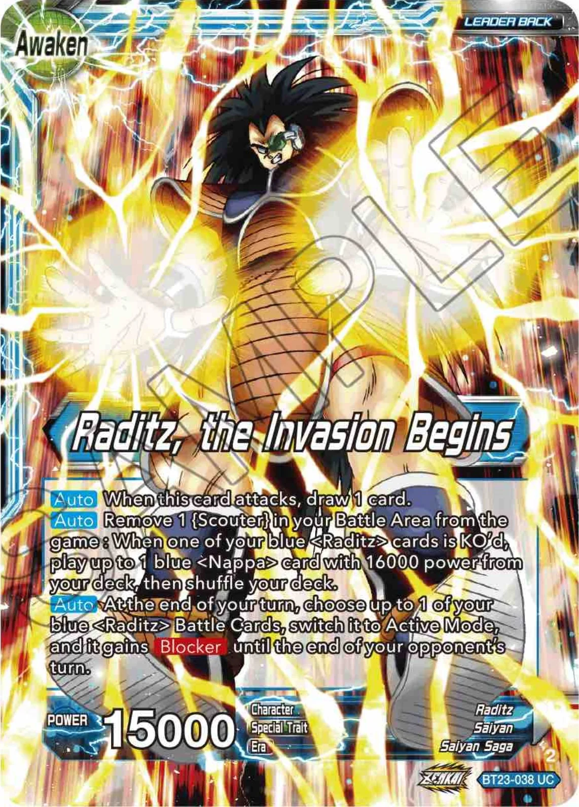 Raditz 「BT23-038」「EN」