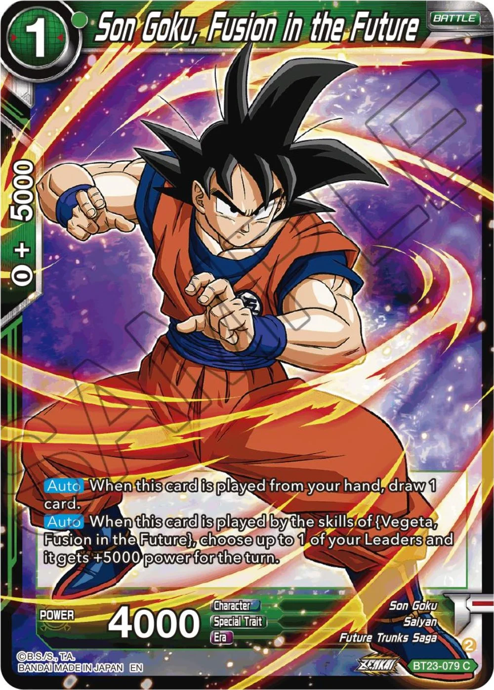 Son Goku, Fusion in the Future 「BT23-079」「EN」