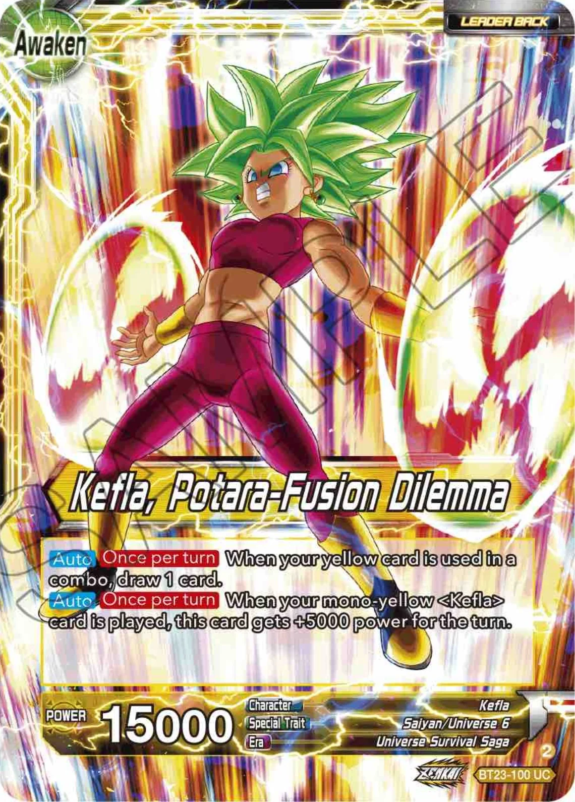 Kale & Caulifla 「BT23-100」「EN」