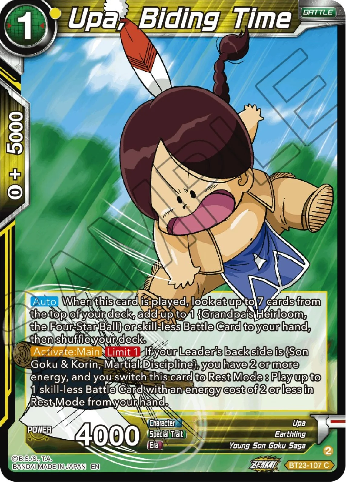 Upa, Biding Time 「BT23-107」「EN」
