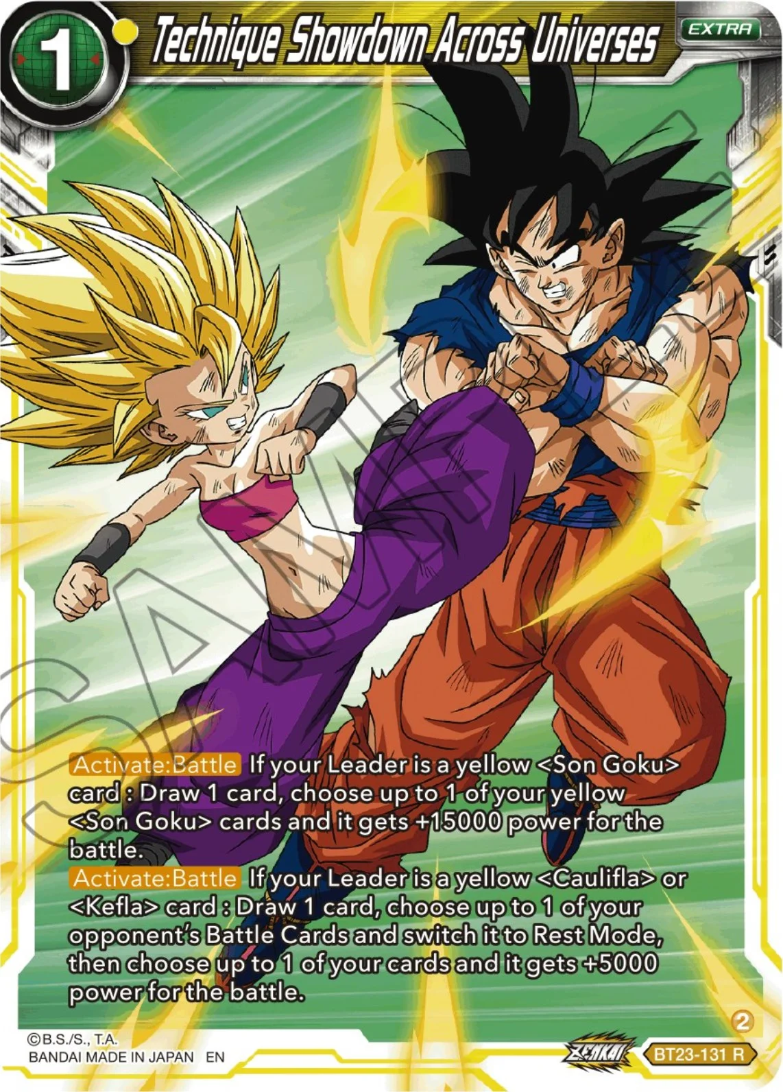 Technique Showdown Across Universes 「BT23-131」「EN」