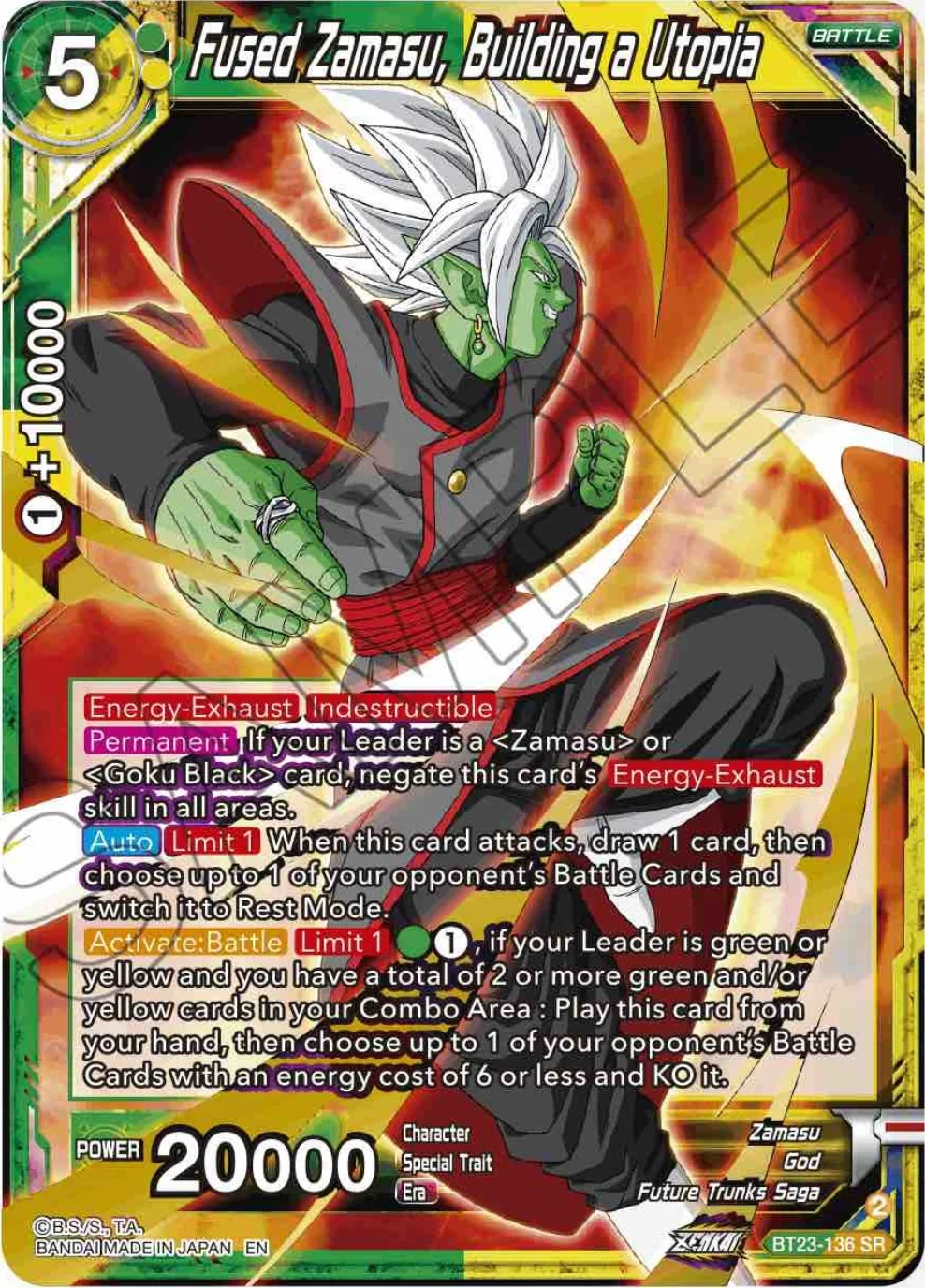 Fused Zamasu, Building a Utopia 「BT23-136」「EN」