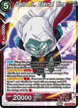 Garlic Jr., Eternal Time #BT23-009 · Dragon Ball Super: Masters