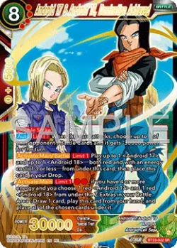 Android 17 & Android 18, Domination Achieved #BT23-022_PR02 · Dragon Ball Super: Masters