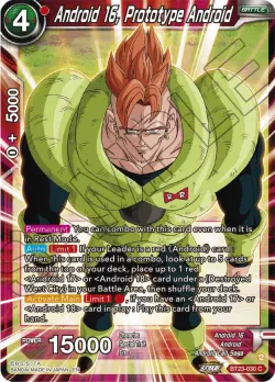 Android 16, Prototype Android #BT23-030 · Dragon Ball Super: Masters